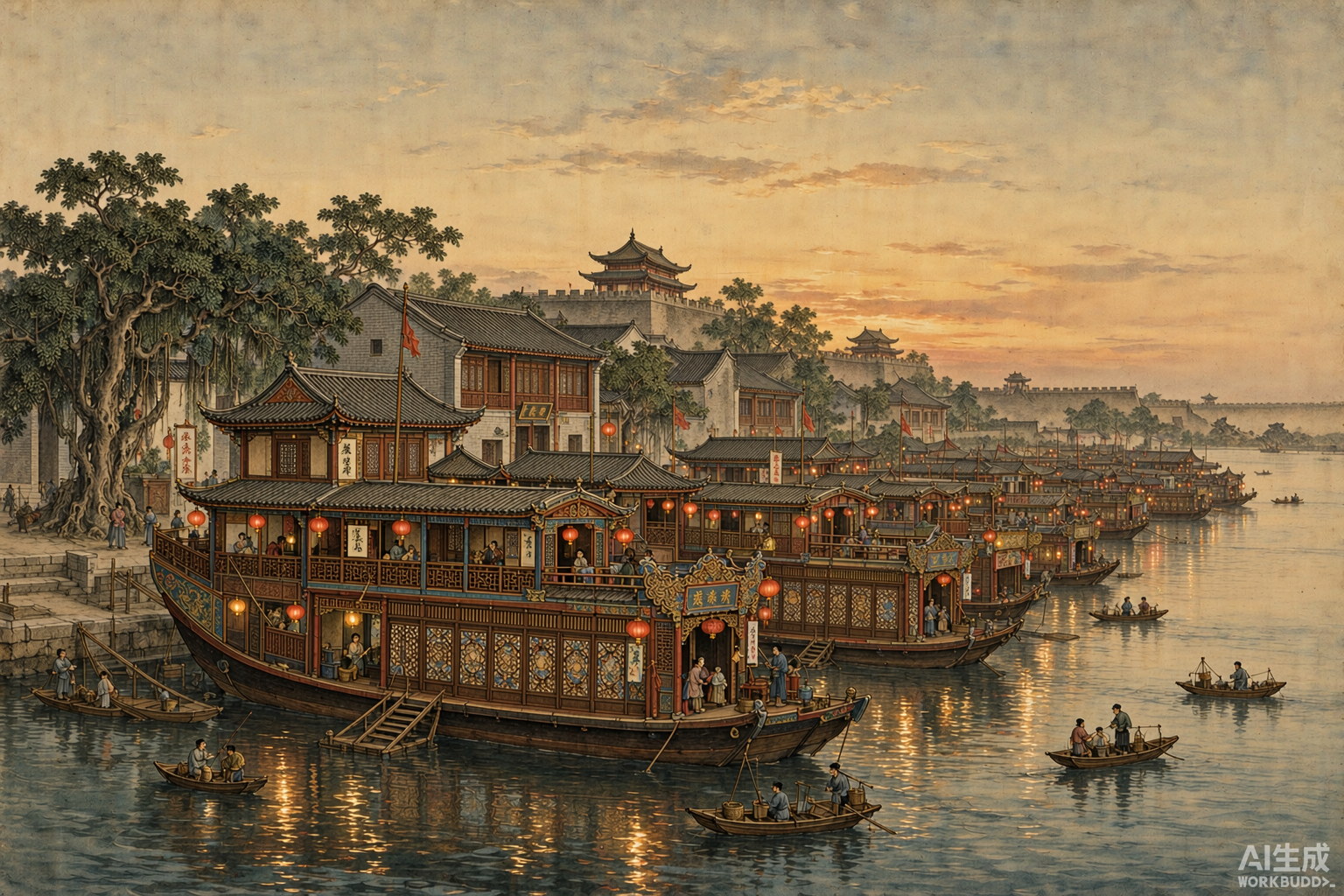 Flower Boats: The Floating City of the Pearl River